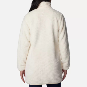 Women Soft Polar <b>Fleece</b> <b>Jacket</b> 310 GSM Cozy Insulated Stand Collar Half Zip Outdoor Sports Casual Winter Apparel <b>Warm</b> Breathable - Product Image 3