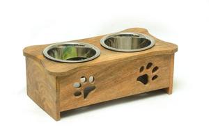 Comedero de Madera Ecológico Personalizado para Perros Pequeños y Medianos y Gatos, para Pedidos al por Mayor - Product Image 5