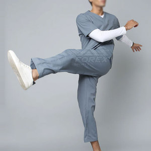 Custom Logo Medical Scrub Uniform <b>Set</b> For <b>Doctors</b> Nurses And Healthcare Professionals Soft Durable Fabric - Product Image 6