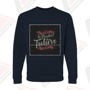 Sweat-shirt court personnalisé 100 % coton pour homme, style streetwear, brodé, en molleton, pour l'été - Product Image 2