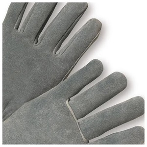 Guantes de Conducción de Cuero de Vaca de Grano Superior con Forro Completo, Resistentes al Calor, 11 oz, con Pulgar Reforzado, Blancos, para Jardinería y Trabajo de Seguridad - Product Image 3