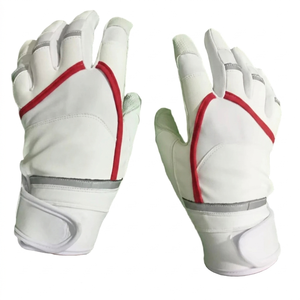 Guantes de Bateo de Béisbol Profesionales Ligeros de Cuero con Palma de Cuero Antideslizante y Ajuste Preciso para Softbol de Lanzamiento Rápido - Product Image 6