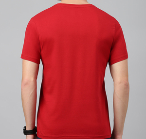Camiseta de Algodón Lisa para Hombre con Logotipo Personalizado OEM, Corte Regular, Suave, Transpirable, Ecológica, Cuello Redondo, Ropa Casual de Primera Calidad - Product Image 2