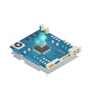 Placa PCB de plata de inmersión OEM 2024 de oro de inmersión de níquel no electrolítico con conservantes de soldabilidad orgánica ENIG y OSP de 12V - Product Image 3