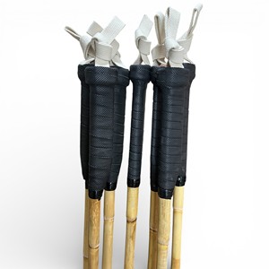 Geoffrey Versión Profesional Pro Polo Mallet Root Cane con mango de goma antideslizante - Eje cónico de 54 pulgadas con 4/5 nudos - Product Image 4