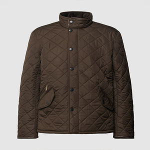 Chaqueta de Invierno Personalizada para Hombre, Chaqueta Acolchada Cortavientos, Abrigo de Plumón para Exteriores con Forro Polar de Algodón - Product Image 1