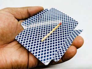 <b>Magic</b> <b>Trick</b> Floating Paper Match on Card | Invisible Air Illusion with Toothpick | Close-Up Street <b>Magic</b> Prop One Size - Product Image 4