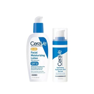 Loción Facial Hidratante AM con SPF 30, Protector Solar Hidratante para el Rostro con Humectación Duradera y Soporte para la Barrera Cutánea - Product Image 1