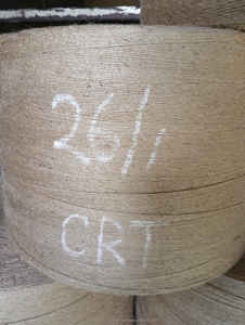 Fil de jute 100% naturel, écologique, antibactérien, recyclable, durable, biodégradable, de haute qualité, CRT 26LBS/1PLY, pour tricot et couture à la main - Product Image 2
