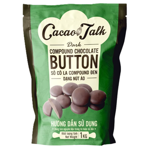 Chocolate Compuesto para Exportación, Venta Directa de Fábrica, HALAL, OEM/ODM, Botones de Chocolate Negro, Cacao 1 KG, Galletas, Buen Precio - Product Image 1