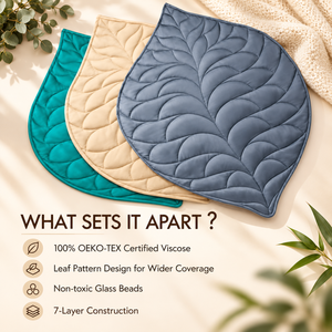 ผ้าห่มถ่วงน้ำหนักสำหรับผู้ใหญ่ |   ผ้าห่มน้ำหนัก 5 ปอนด์ รุ่น Heavy Comfort |   ผ้าห่มซักเครื่องได้ ขนาด 23x29 นิ้ว |   ผ้าห่มนุ่มสบายบรรจุเม็ดแก้ว - Product Image 5