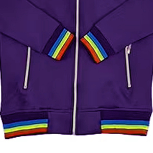 Ensemble de survêtement de jogging en polyester imprimé au design moderne, en tissu doux et confortable, idéal pour le quotidien, l'entraînement et la course à pied - Product Image 3