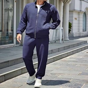 Conjuntos deportivos de dos piezas de algodón grueso de primera calidad para hombre, hechos por Dress Sports. - Product Image 4