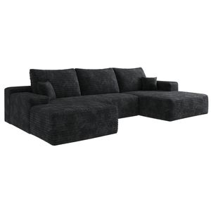 Divano Sezionale Moderno Minimalista da 272 cm con 1 Ottomana, Divano a U Imbottito con Seduta Profonda per Soggiorno, Collezione Cloud - Product Image 5