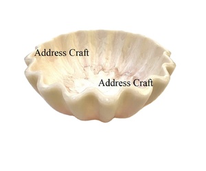Bol de service décoratif élégant en résine tourbillon avec logo personnalisé vaisselle incurvée assiettes pour la maison hôtel ustensiles de cuisine utilisés - Product Image 3