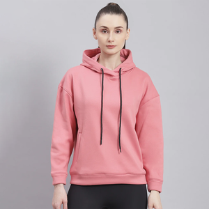 Sudadera con Capucha Lisa a la Moda – Logotipo Personalizado Disponible – Sudadera Básica para Mujer – Ajuste Suave y Cómodo, Ropa Casual Urbana - Product Image 1