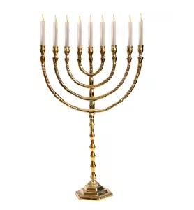 Golden Five-Arm Candelabra <b>Tapered</b> <b>Candle</b> Holder Decorative Home Decoration Wedding Use - Product Image 2