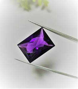 Ametyste violette naturelle taille baguette princesse, pierre précieuse en vrac de qualité supérieure pour bijoux, bagues, pendentifs, vente en gros - Product Image 6