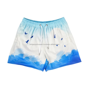 Mens Mesh Sports <b>Shorts</b> Canvas Drawstring 100% Polyester Digital Print Solid Color Breathable <b>Quick</b> <b>Dry</b> Gym Workout - Product Image 3