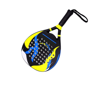 Raqueta de Pádel con Gráfico Dinámico de Llama de Carbono 12K, Forma de Lágrima, Núcleo Suave de Eva - Product Image 6