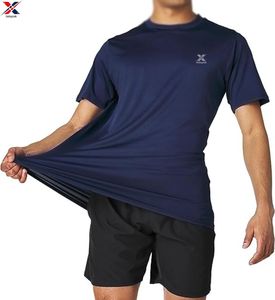 Nueva Camiseta Deportiva Casual Estampada para Hombre, para Entrenamiento, Running, Gimnasio, Ejercicio al Aire Libre, Transpirable, 100% Poliéster - Product Image 2