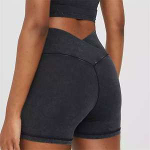 Fabricante de ropa deportiva, pantalones cortos casuales de fitness para mujer, proveedor de ropa, pantalones cortos ligeros para entrenamiento, ropa personalizada para entrenamiento femenino. - Product Image 2