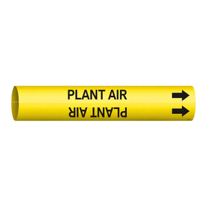 เครื่องหมายระบุท่อแบบ Snap-On ยี่ห้อ Brady PLANT AIR สำหรับการระบุสายลมอุตสาหกรรม - Product Image 1