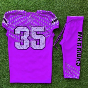 Plus Size Breathable 100% Polyester American Football Uniform Wholesale Top Selling Durable Material American Football Uniform - Product Image 2