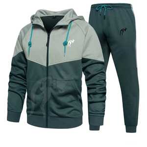 Ensembles de survêtements de sport d'été et d'automne de haute qualité, pull oversize ample, survêtements de jogging, ensembles de sweat-shirts à capuche et pantalons de jogging vierges - Product Image 3