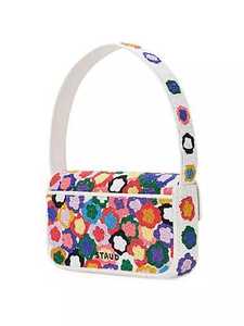 Sac brodé de perles de rocaille avec ceinture, pochette ethnique faite à la main - Product Image 6
