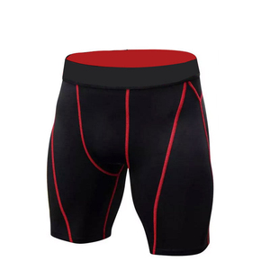 Wholesale Men <b>Compression</b> <b>Shorts</b> <b>Short</b> Length Sportswear With Logo Print Lightweight Men <b>Compression</b> <b>Shorts</b> - Product Image 4