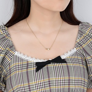 Collar de Cadena con Bloques de Metal Personalizados de Estilo Europeo Americano, Colgantes Finos de Moda para Celebridades de Internet - Product Image 4