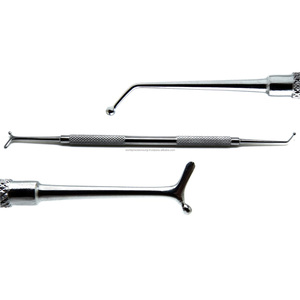 Pulidor de Bolas Dental Quirúrgico de Precisión Mundial, Instrumento Manual Ergonómico de Acero Inoxidable Moleteado de Doble Extremo para Rellenos de Amalgama - Product Image 1