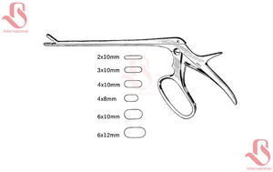 BISONS Vente en gros de pinces neurochirurgicales Ferris Smith Cup Rongeurs 7” à mâchoires droites 4x10mm – Acier allemand de haute qualité - Product Image 1