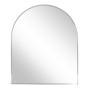 <b>Silver</b> 30\" X 36\" Modern Dresser <b>Mirror</b> with Deep Arch Design Wall Mounted Decor Metal <b>Frame</b> for Bedroom Living Room Entryway - Product Image 6