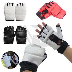 Gants de combat MMA demi-doigts en cuir de vachette doré haute performance, nouveau style, pour adultes – Meilleure vente à prix d'usine - Product Image 2