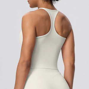 Chaleco de Yoga para Mujer, de Secado Rápido, Ecológico, Transpirable, sin Espalda, con Tirantes Finos, Ropa Deportiva para Gimnasio - Product Image 3