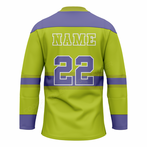 Uniforme Personalizado de Hockey sobre Hielo para Hombre, Mujer y Jóvenes, Jersey Deportivo Transpirable con Impresión de Nombre y Número Personalizados - Product Image 6