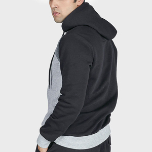 Top Quality 100% Cotton Men's Clothing Customized Solid Pattern Hoodies Sweatshirts Pullover Streetwear Hoodie For Men - Product Image 4