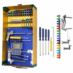 Ensemble de rétracteurs cervicaux manuels SHADOWLINE personnalisés, ensemble d'instruments Trimline, certifié CE ISO13485 Classe II - Product Image 1