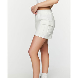 Shorts de jogging pour femmes, design tendance, personnalisés, été, taille élastique, décontractés, en coton, avec poches cargo - Product Image 6