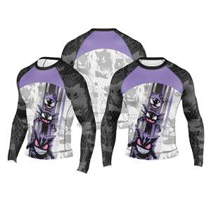 Maillot de Jiu-Jitsu en polyester respirant, écologique et durable, avec coutures plates, imprimé par sublimation, design personnalisé, faible MOQ - Product Image 4