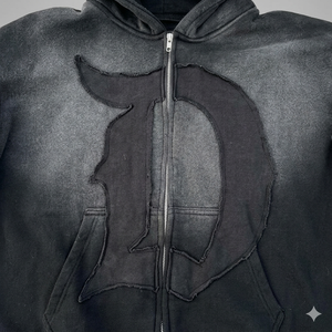 Sudadera con Capucha Bordada 100% Algodón OEM, Tejido de 220g, Transpirable, Corte Regular, Unisex, Tallas S-3XL, para Uso Casual - Product Image 5