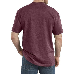 Men's Solid Color Short Sleeve T-Shirt O-Neck Oversized Fit 100% Cotton Jersey Vintage Casual Blank Design Anti-Wrinkle - Product Image 3