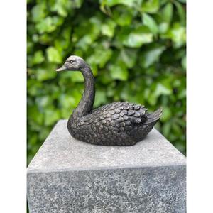 Handmade Cast Iron Swan Sculpture Bronze Finish Wholesaler Price Lawn Garden Decor Vintage Birds Figurine Hot Sell - Product Image 1