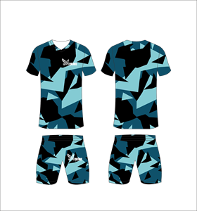 Conjunto de Uniforme de Fútbol Sublimado Personalizado, Patrón Geométrico Rosa, Transpirable, de Secado Rápido, Jersey de Fútbol para Equipo, Pantalones Cortos, para Hombres, Niños y Jóvenes - Product Image 3