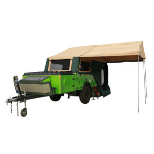 Remorque de camping tout-terrain robuste 4x4 avec tente latérale pliable et cuisine coulissante pour le camping - Product Image 6