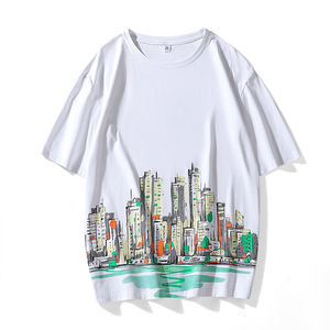 ANSZKTN Trend Summer New Men's Crew Neck Simple Loose Top Short Sleeve T-shirt - Product Image 1