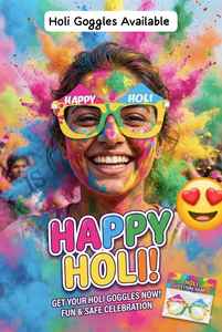 Lunettes en papier colorées pour Holi, accessoires photo pour hommes, femmes et enfants, décoration, lunettes en papier amusantes pour Holi, vente en gros OEM - Product Image 3