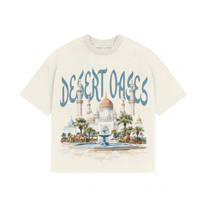 Oversize cotton t shirt black graphic print skull cherry screen print custom logo 100% cotton T-shirt for men loose fit printed - Product Image 5